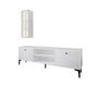 Hanah Home Mueble de TV Blanco